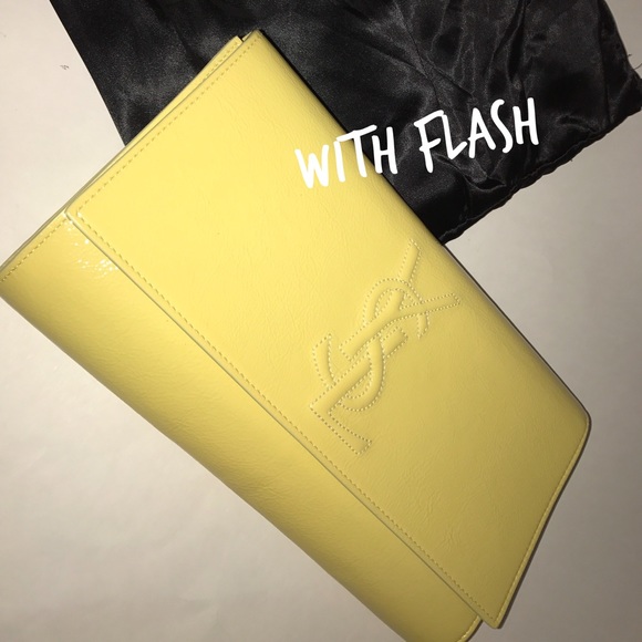 YVES SAINT LAURENT (YSL) BELLE DU JOUR CLUTCH - Picture 7 of 7