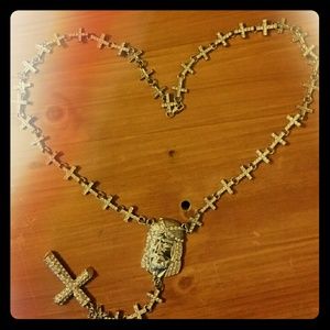 Half/Gold chain