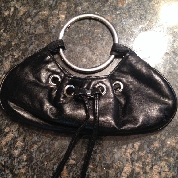 Black bracelet clutch
