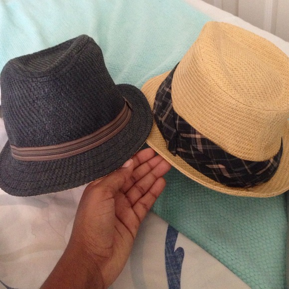 two fedora hats !