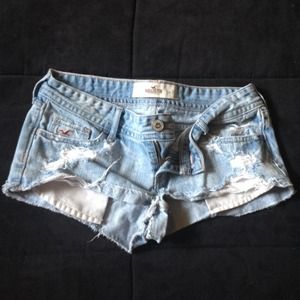 Hollister Cute Shorts Light Wash