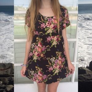 Floral Baby Doll Dress from American Apparel