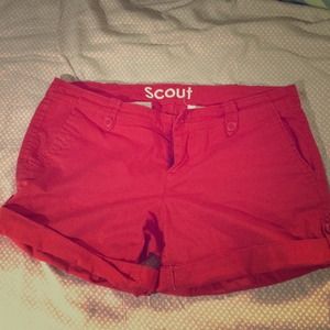 Red red shorts