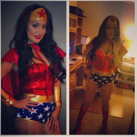 Wonder woman costume and boots bundle!
