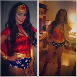Wonder woman costume and boots bundle!