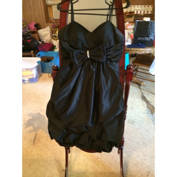 Black, cute homecoming dress!
