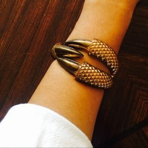 Golden Bird claw bracelet