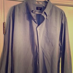 Men's high quality pinpoint oxford button down XL