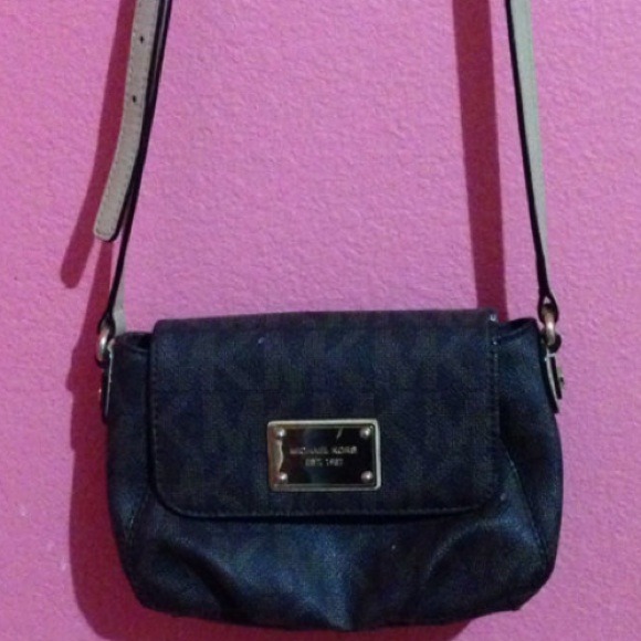 Michael kors brown PVC crossbody