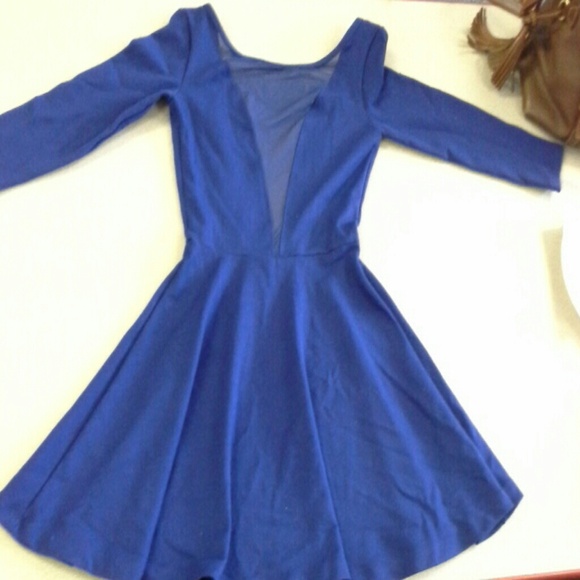American Apparel new blue Skater dress
