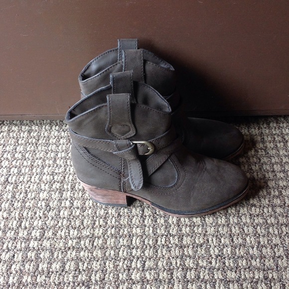 Brown booties