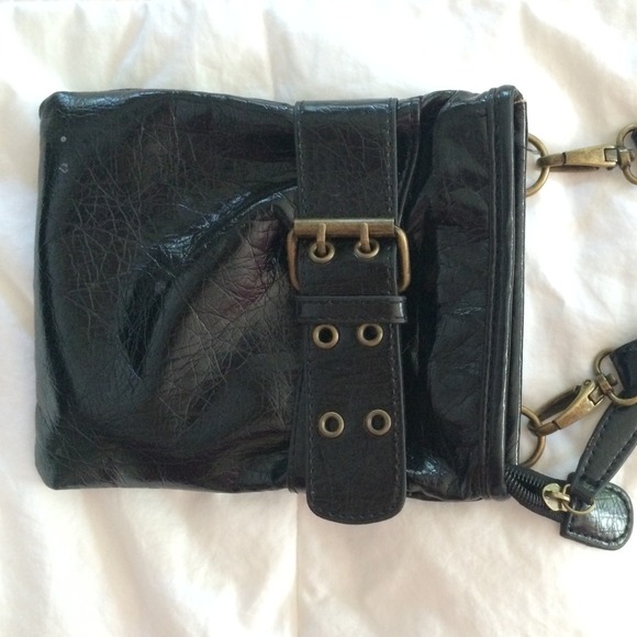 Black crossbody purse