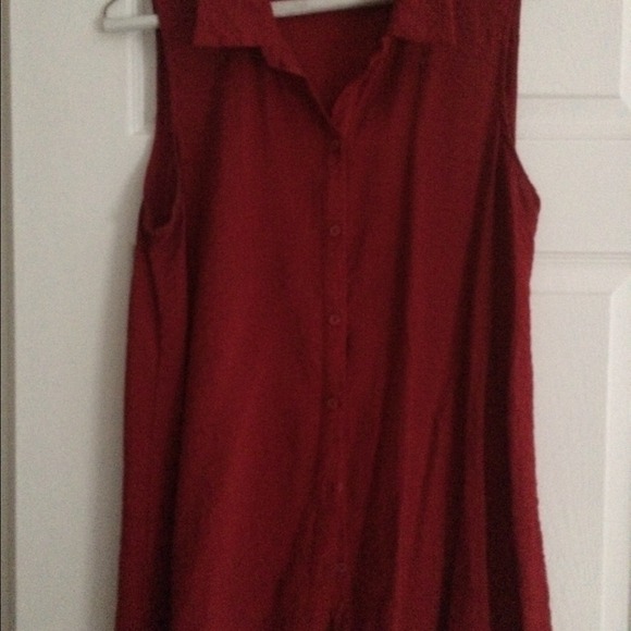 Red blouse