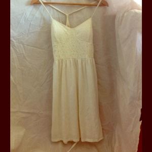 White cloth dress