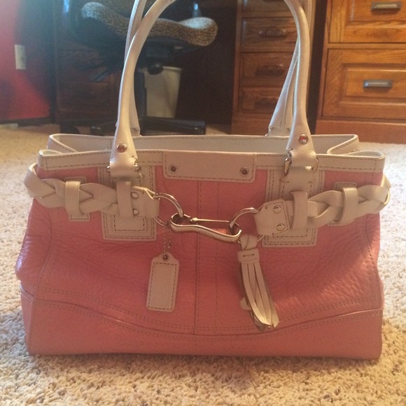 Pink & White COACH