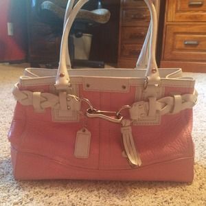 Pink & White COACH
