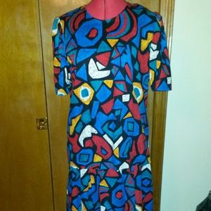 Gorgeous multi colored skirt and blouse