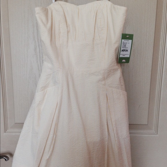 Lilly Pulitzer Dress ≪≪yellow&white seersucker≫≫