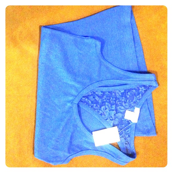 Lace back tank. Size small