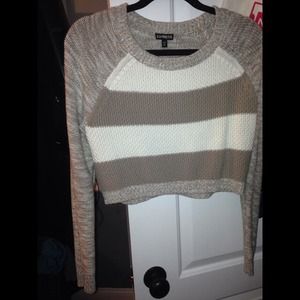Express crop sweater
