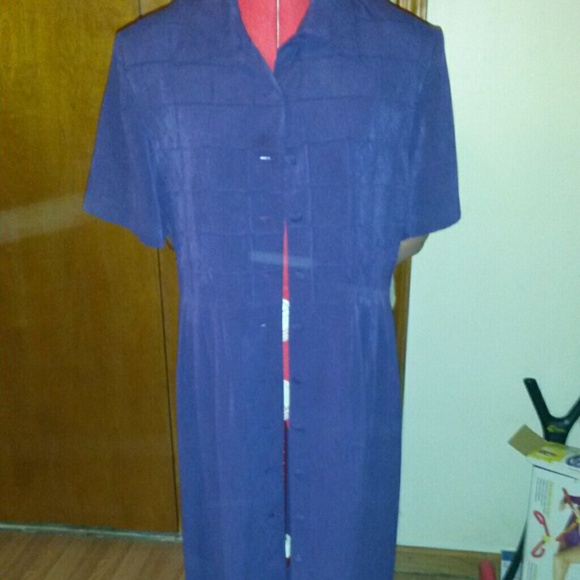 Dark purple dress