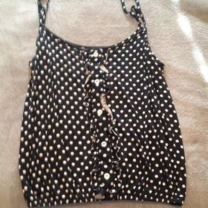 Poka dot tank top