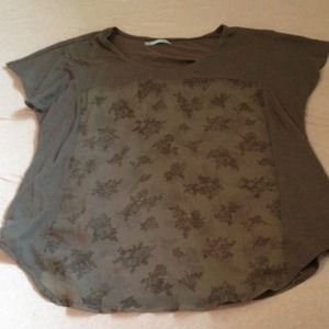 Maurice's sheer-panel top