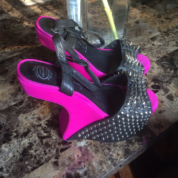 Jeffrey Campbell "Havana Last" heel-less wedges - Picture 1 of 3