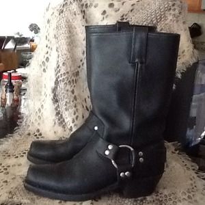 Frye harness boots