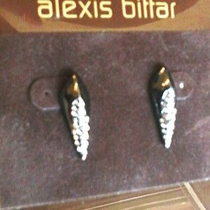 Brand New Alexis Bittar Pave Crystal Post Earrings