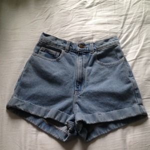 🚨SOLD🚨American apparel denim high waist  shorts