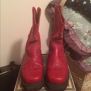 Red boots