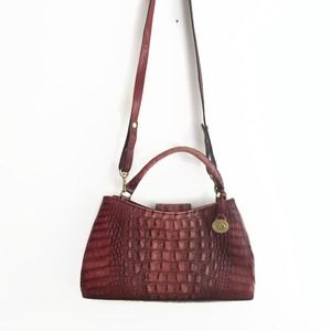 Brahmin Alligator Pressed Leather Purse