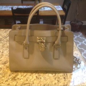 Michael Kors Gray Hamilton Satchel