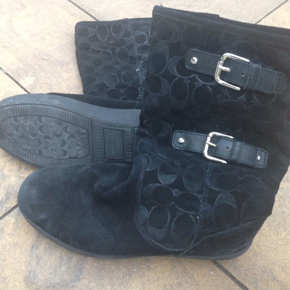 Black Coach Boots