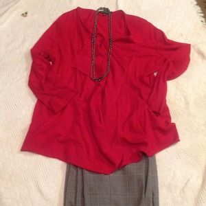 Red Jones New York cardigan