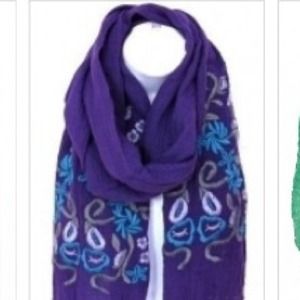 Purple scarf