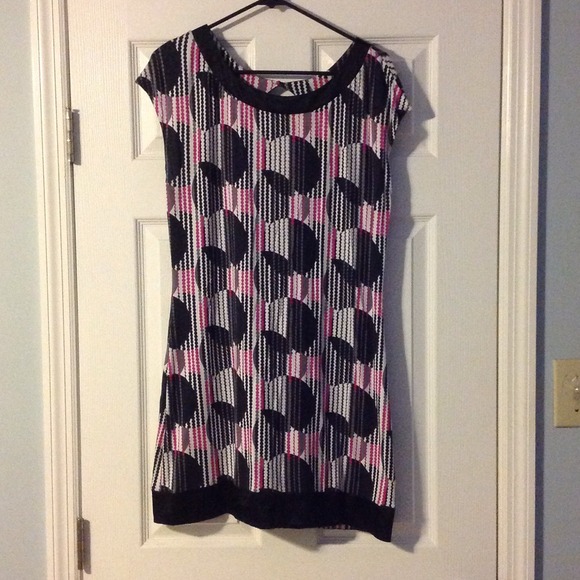 Express geometric shift dress - Picture 1 of 2
