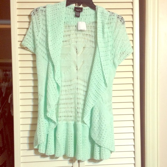 Rue 21 mint green cardigan