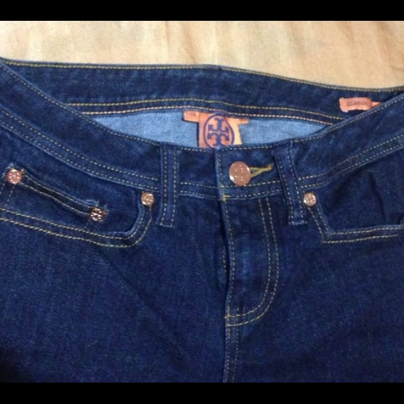 Tory burch classic cut jeans