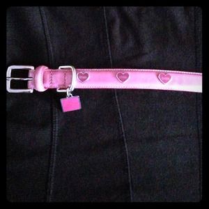 COACH Patent Leather Dog Collar
