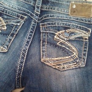 Silver jeans