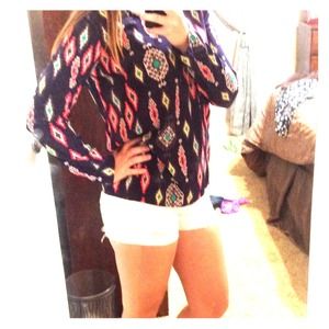 Navy blue dress top!