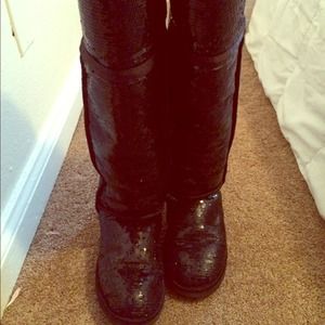 Authentic Knee High Sequin Uggs