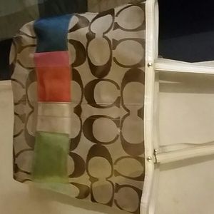 Authentic coach tote