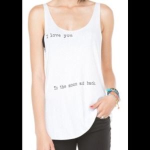 Brandy Melville I love you tank