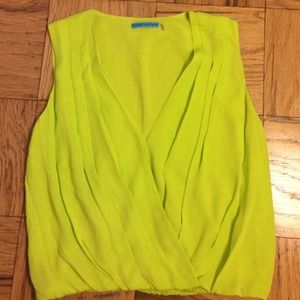 Alice and Olivia Neon Top