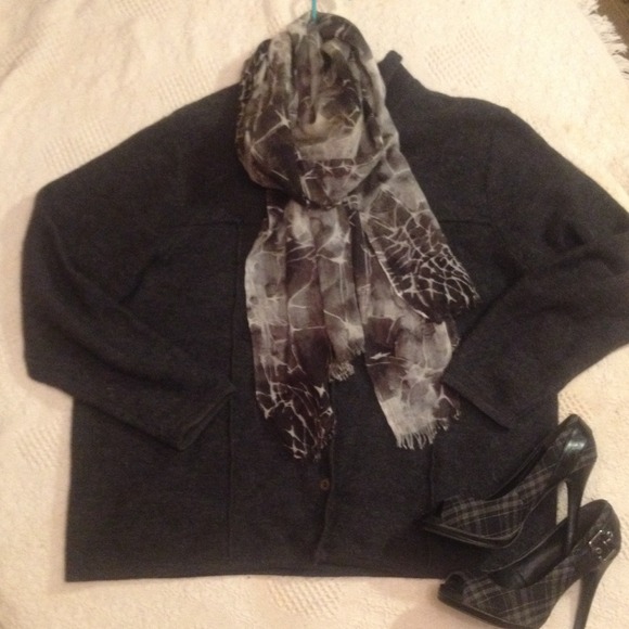 Dark grey wool sweater