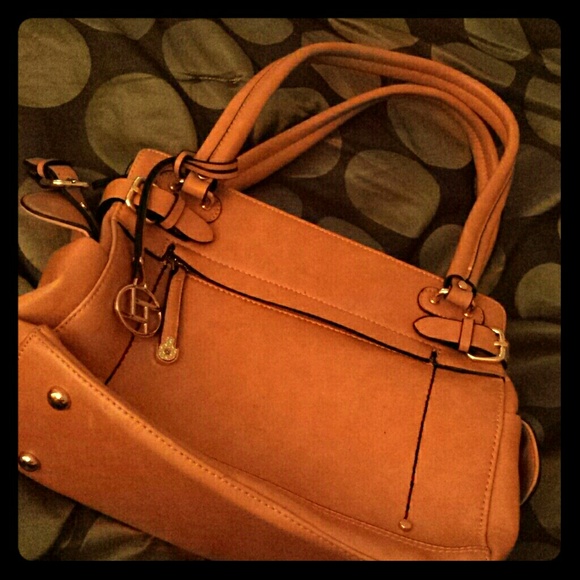 A elegant orange purse