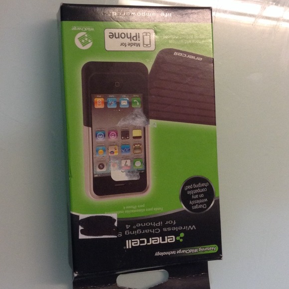 Enter ell Wireless Charging Skin Case for iPhone 4